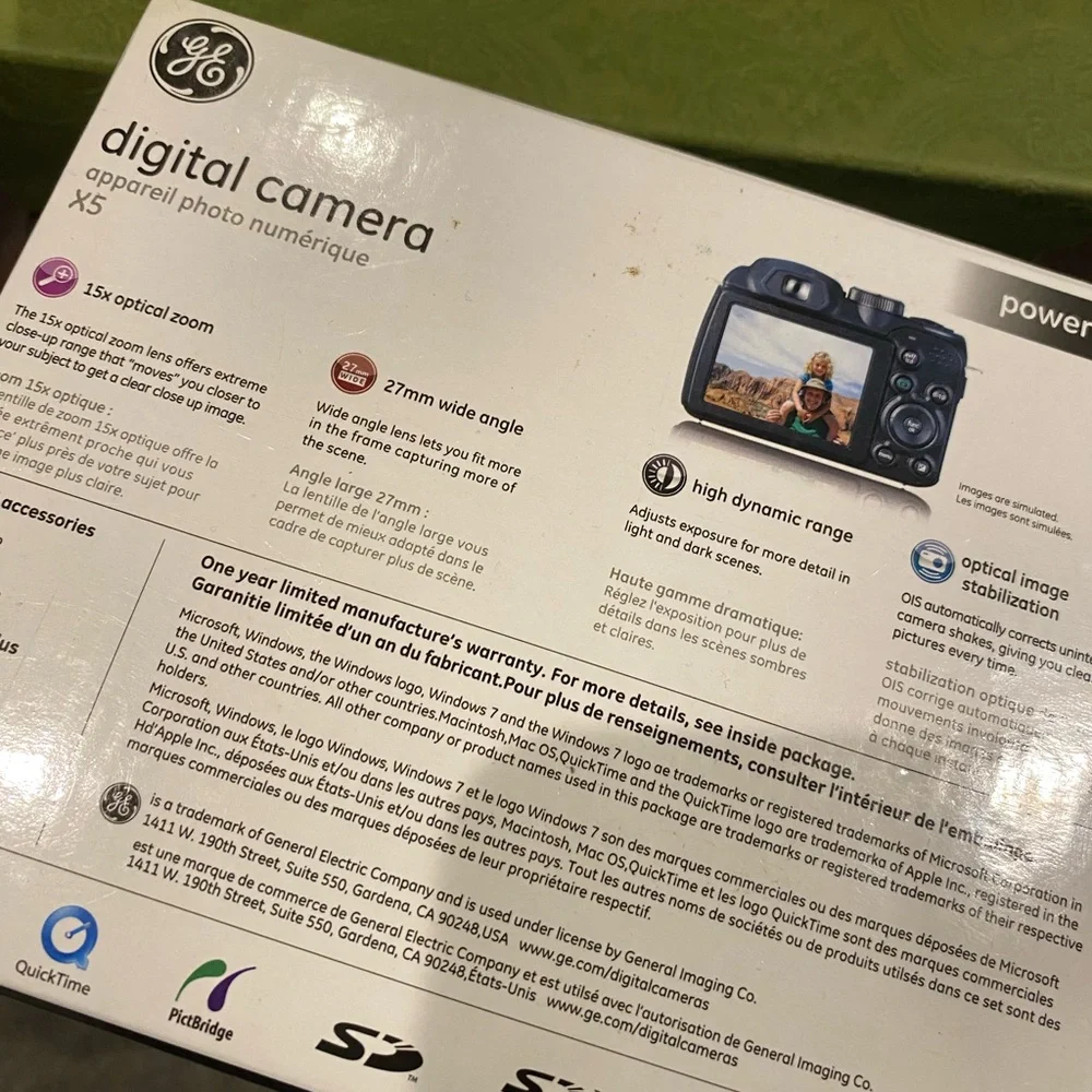 GF XS Digital Camera - Sleek Silver